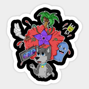 Imagination Doodle Sticker